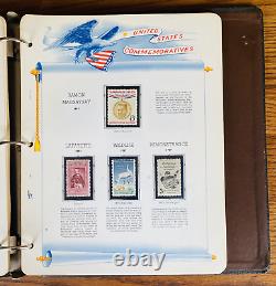 US COMMEMORATIVE STAMP ALBUM COLLECTION 1950-1983 MNH on 46 WHITE ACE PAGES