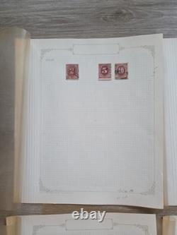 US High Value Used Stamp Collection in Scott Album Pages. Unwatermarked Lot