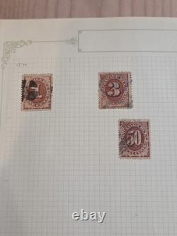 US High Value Used Stamp Collection in Scott Album Pages. Unwatermarked Lot