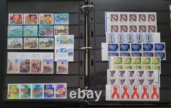 US MNH Stamps Collection- Sheets, Blocks & More 30 Stock Pages In Scott Binder