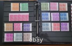 US MNH Stamps Collection- Sheets, Blocks & More 30 Stock Pages In Scott Binder