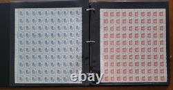 US MNH Stamps Collection- Sheets, Blocks & More 30 Stock Pages In Scott Binder