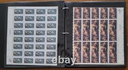 US MNH Stamps Collection- Sheets, Blocks & More 30 Stock Pages In Scott Binder