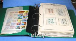 US MNH plate # block collection 1981-1990 face value $534, big lot in album