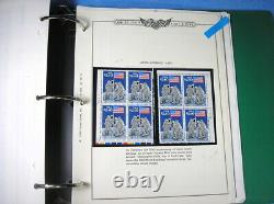 US MNH plate # block collection 1981-1990 face value $534, big lot in album