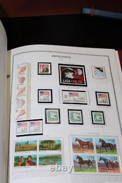 US Mint Collection In Two Harris Albums 1960-1996 Complete MNH Regular Issues