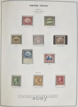 US Mint Stamp Collection 1919-70s Album NH Washington Franklin Prexies Airmail