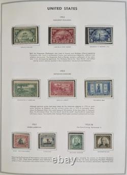 US Mint Stamp Collection 1919-70s Album NH Washington Franklin Prexies Airmail