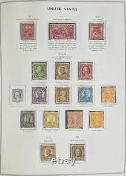 US Mint Stamp Collection 1919-70s Album NH Washington Franklin Prexies Airmail