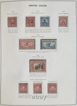 US Mint Stamp Collection 1919-70s Album NH Washington Franklin Prexies Airmail