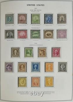 US Mint Stamp Collection 1919-70s Album NH Washington Franklin Prexies Airmail