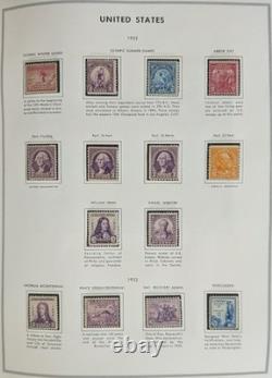 US Mint Stamp Collection 1919-70s Album NH Washington Franklin Prexies Airmail
