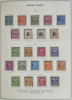 US Mint Stamp Collection 1919-70s Album NH Washington Franklin Prexies Airmail