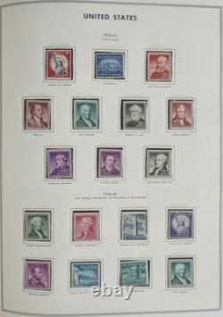 US Mint Stamp Collection 1919-70s Album NH Washington Franklin Prexies Airmail