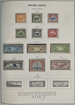 US Mint Stamp Collection 1919-70s Album NH Washington Franklin Prexies Airmail