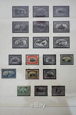 US Mint Stamp Collection In 5 Safe Hingeless Albums