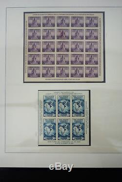US Mint Stamp Collection In 5 Safe Hingeless Albums