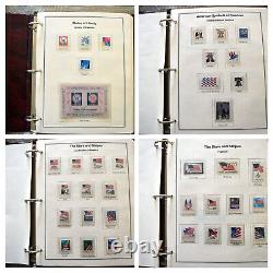 US Mint Stamp Collection in Heritage Album FV +$190