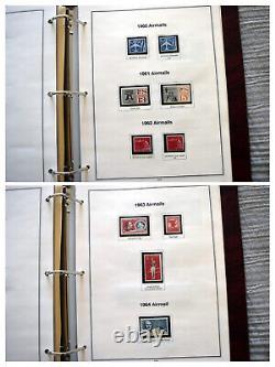 US Mint Stamp Collection in Heritage Album FV +$190