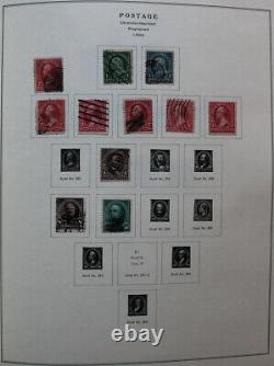 US Mint & Used Stamp Collection in Scott National Album 1800's to 1980's