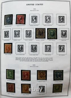 US Mint and Used Stamps Collection in Two Harris Liberty Albums