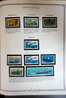 US Modern Used Stamp Collection 1980-2003 in Scott Album