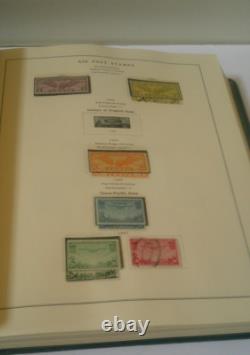 US National Stamp Album with Air Post Revenue Envelope & other BOB Stamps