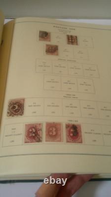 US National Stamp Album with Air Post Revenue Envelope & other BOB Stamps