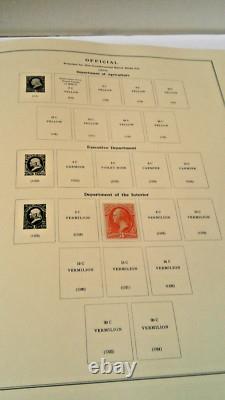 US National Stamp Album with Air Post Revenue Envelope & other BOB Stamps