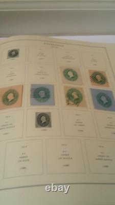 US National Stamp Album with Air Post Revenue Envelope & other BOB Stamps