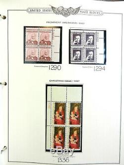 US Plate Block Collection 19381970 COMPLETE 4 Minkus Albums/Showgard Mounts WOW