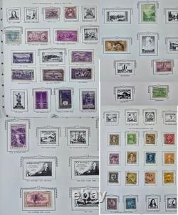US Postage Stamp Collection in Vintage The Capitol United States Stamp Album