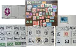 US Postage Stamp Collection in Vintage The Capitol United States Stamp Album