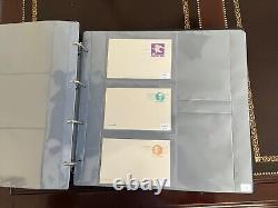 US Postal Card Collection- 418 Cards-Pristine Lindner 120 Pg Album $1,500+ Value