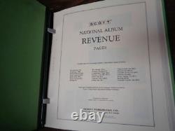 US Revenue Tax Stamp Collection on Vintage Scott Specialty Album pages 2 post