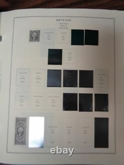 US Revenue Tax Stamp Collection on Vintage Scott Specialty Album pages 2 post