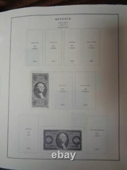 US Revenue Tax Stamp Collection on Vintage Scott Specialty Album pages 2 post