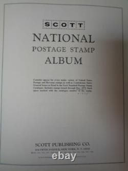 US Scott National Specialty 2 post Stamp Album collection start-1972 mint used