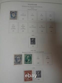 US Scott National Specialty 2 post Stamp Album collection start-1972 mint used