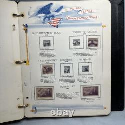 US Stamp Album White Ace Binder & Pages Regular Issue 1984-2001