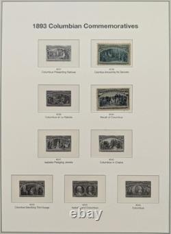 US Stamp Collection 1800s-1960s in 2 Heirloom Albums Scott Value $12,000+