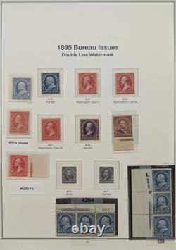 US Stamp Collection 1800s-1960s in 2 Heirloom Albums Scott Value $12,000+