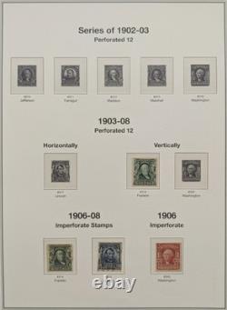 US Stamp Collection 1800s-1960s in 2 Heirloom Albums Scott Value $12,000+