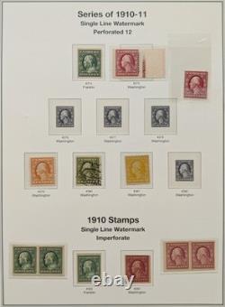 US Stamp Collection 1800s-1960s in 2 Heirloom Albums Scott Value $12,000+