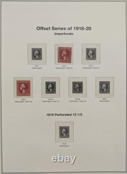 US Stamp Collection 1800s-1960s in 2 Heirloom Albums Scott Value $12,000+