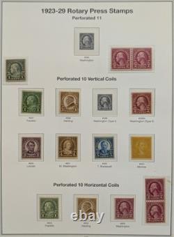 US Stamp Collection 1800s-1960s in 2 Heirloom Albums Scott Value $12,000+