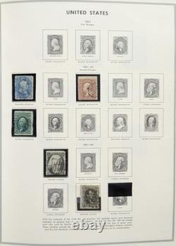 US Stamp Collection 1800s-1980s in Harris Liberty Album Mint & Used Scott $4,000