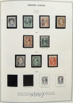 US Stamp Collection 1800s-1980s in Harris Liberty Album Mint & Used Scott $4,000