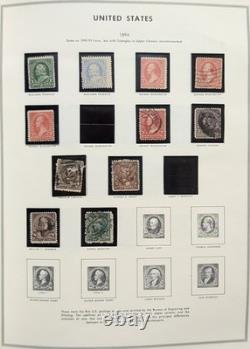 US Stamp Collection 1800s-1980s in Harris Liberty Album Mint & Used Scott $4,000