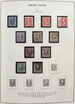 US Stamp Collection 1800s-1980s in Harris Liberty Album Mint & Used Scott $4,000
